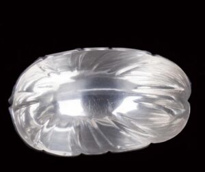 Italian massive silver fruit bowl with a tray — image 6