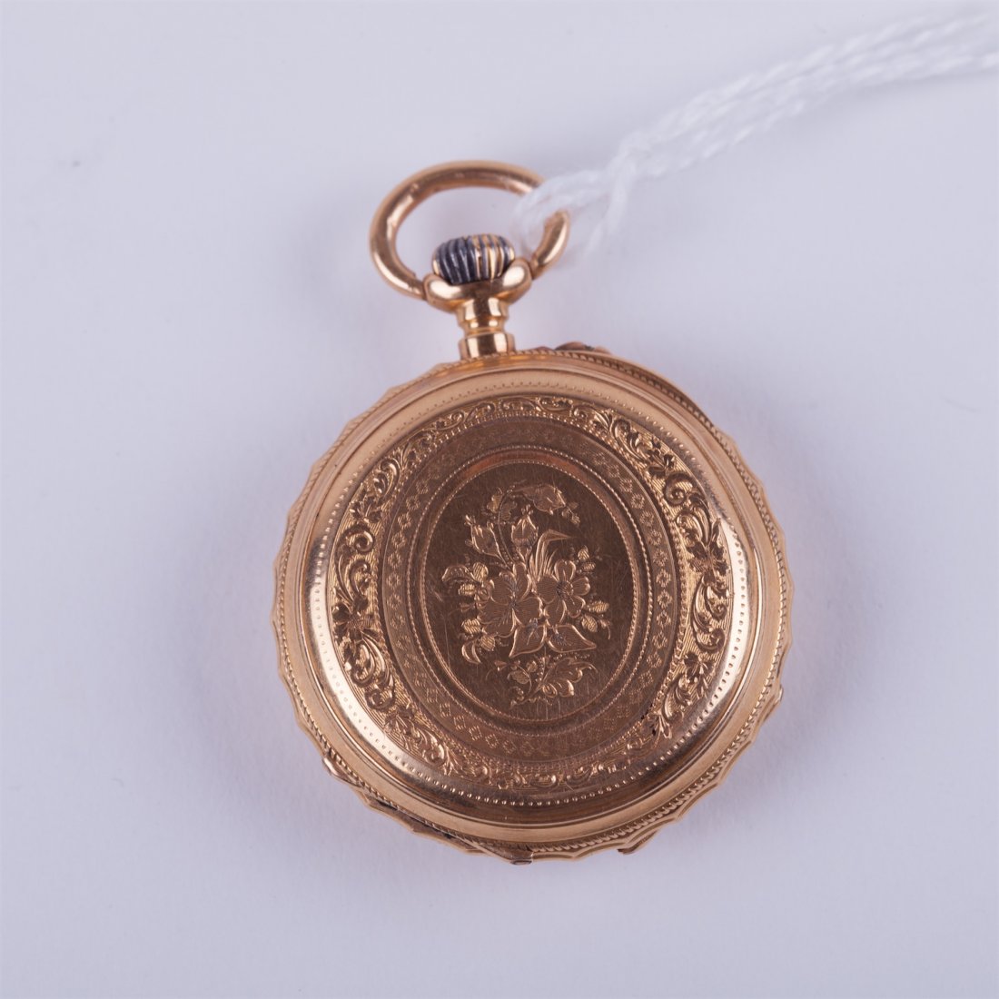 Open face gold pocket watch. — image 2