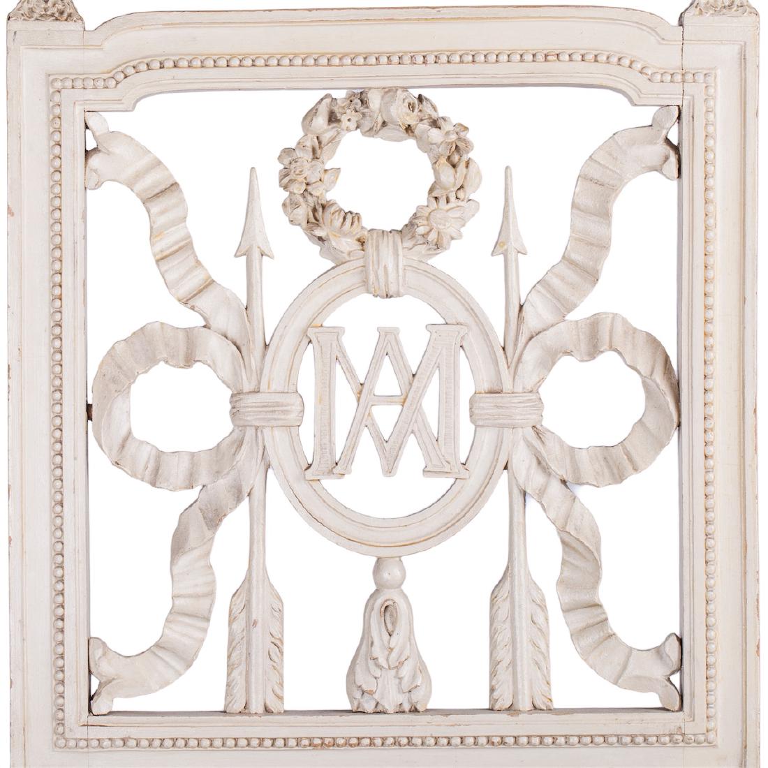 18th century French chair with Marie Antoinette — image 3