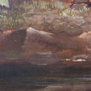 Oil on canvas painting. W.Jhanjen — image 4