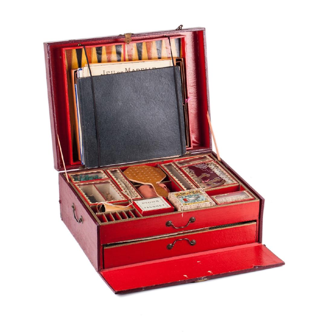 Antique 19th century French table-top games set — image 1
