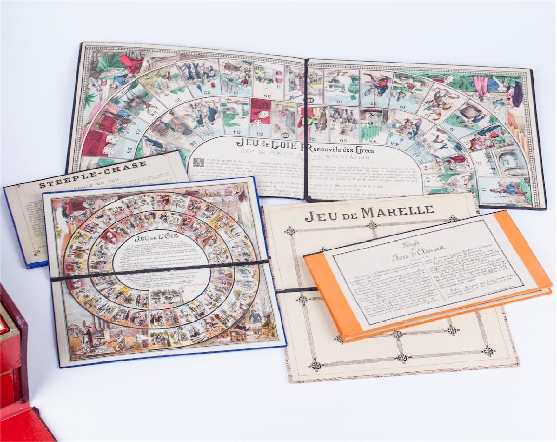 Antique 19th century French table-top games set — image 7