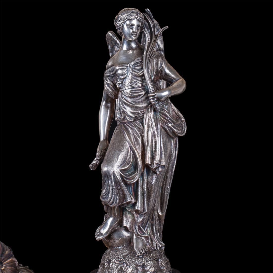 Massive silver figural centerpiece. L.Larson&Co — image 2