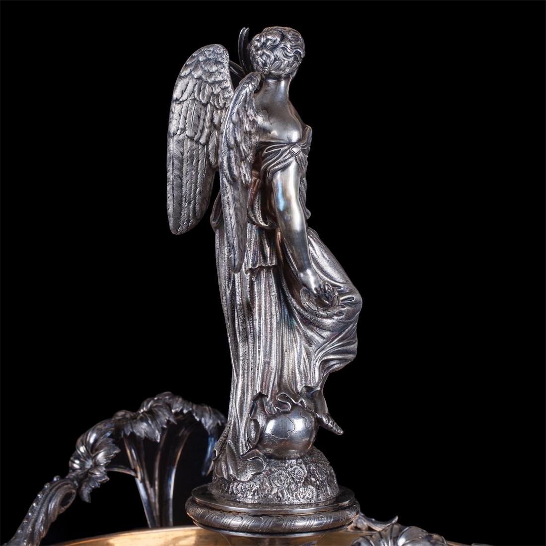 Massive silver figural centerpiece. L.Larson&Co — image 4