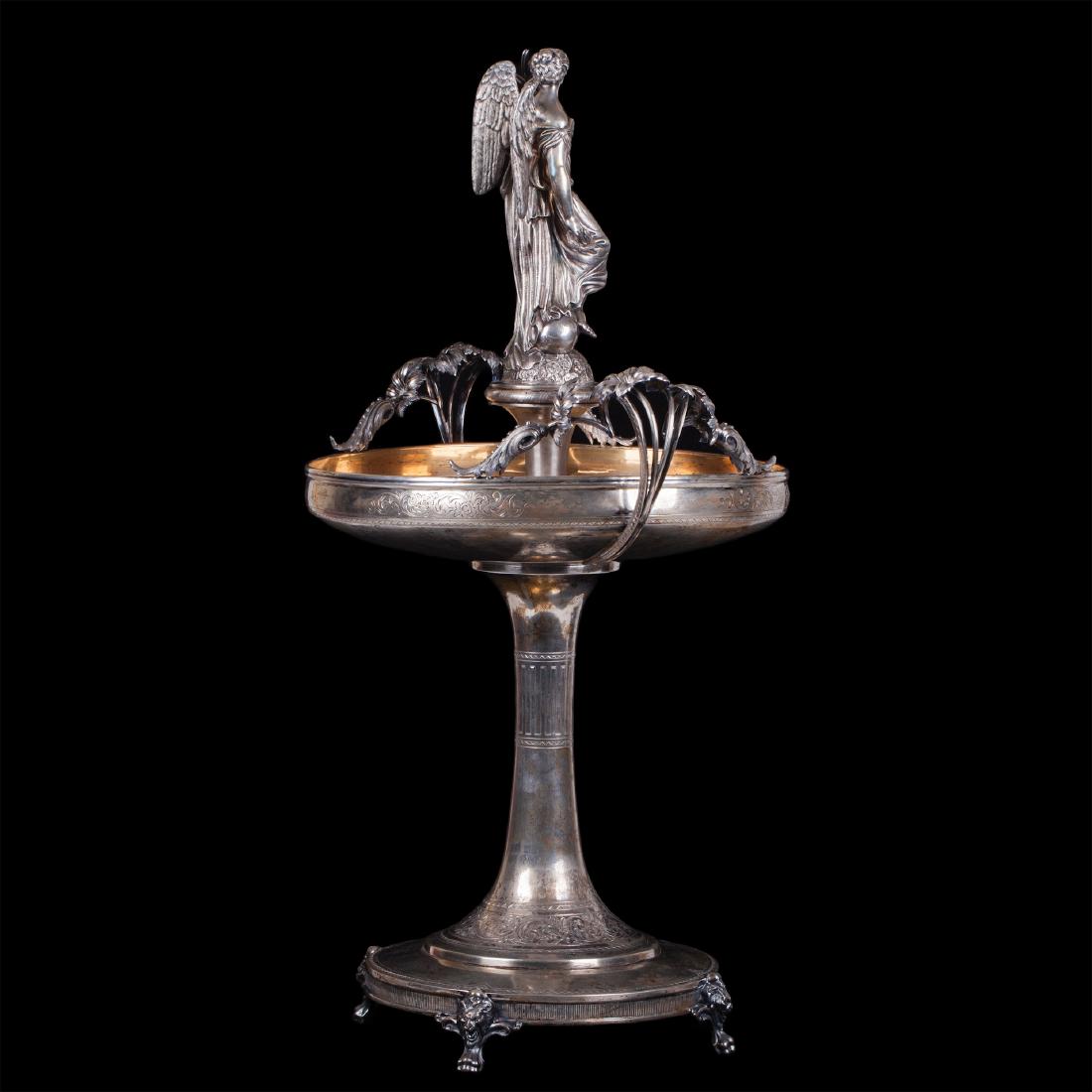 Massive silver figural centerpiece. L.Larson&Co — image 5
