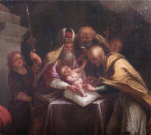 Oil on canvas painting â€œThe rite of circumcisionâ€ — image 3