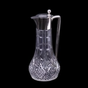 Antique silver and crystal jug/decanter. Wilkens & Sohn — image 1