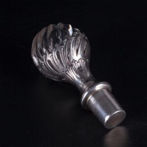 Antique French silver mounted decanter — image 5