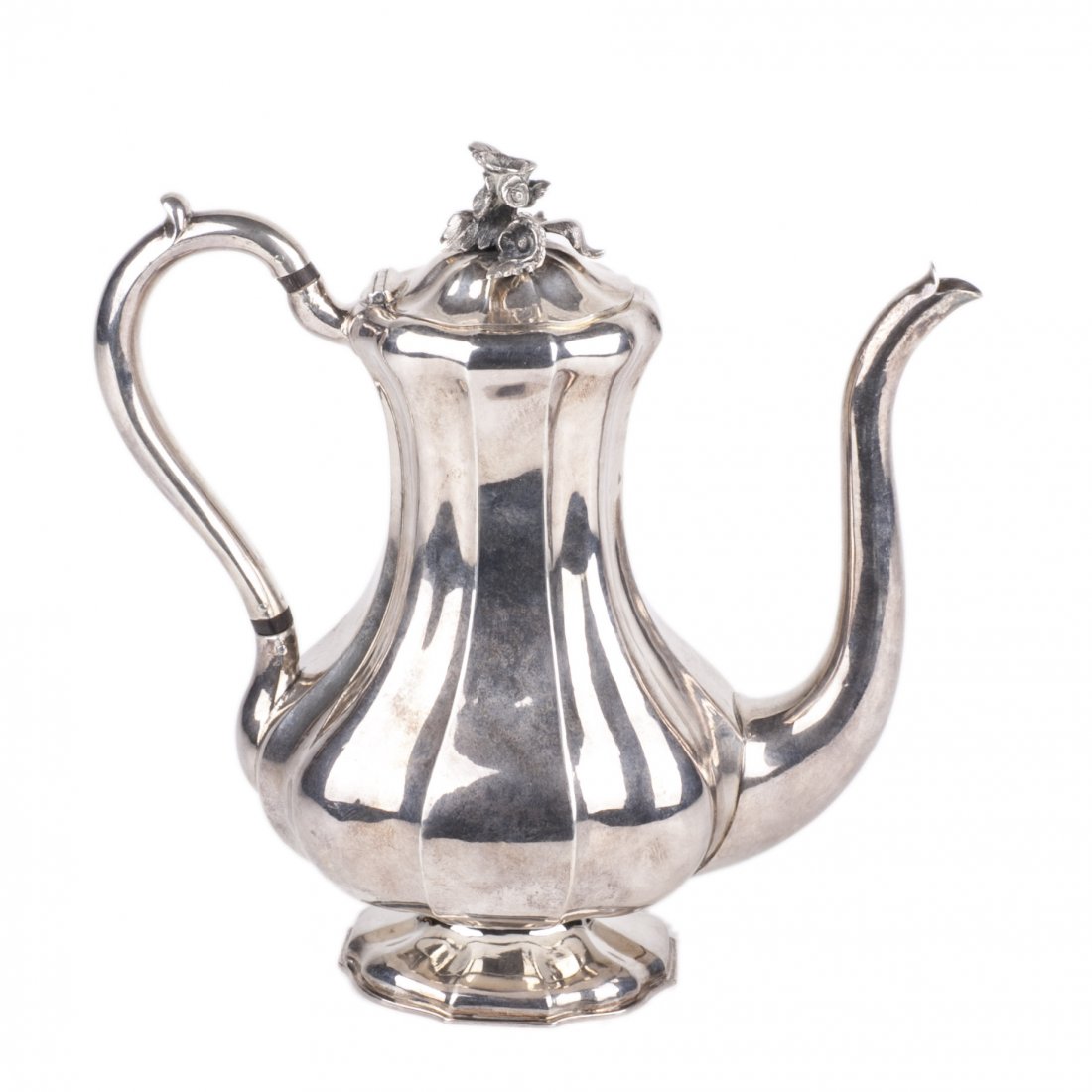 Russian silver coffee pot KJ — image 1