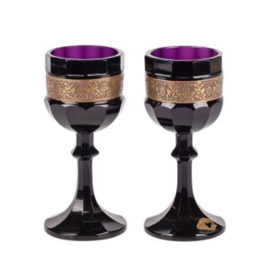 Antique Moser a pair of glasses — image 1