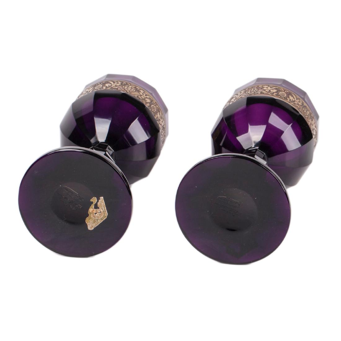 Antique Moser a pair of glasses — image 4