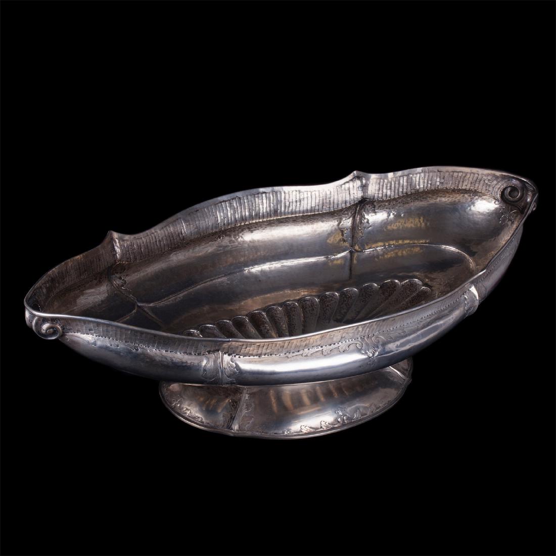 Massive antique silver centerpiece — image 2