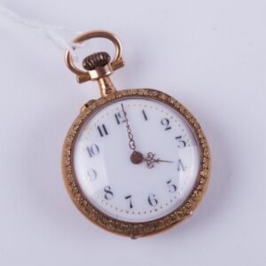Open face case gold Le Coulre pocket watch. — image 1