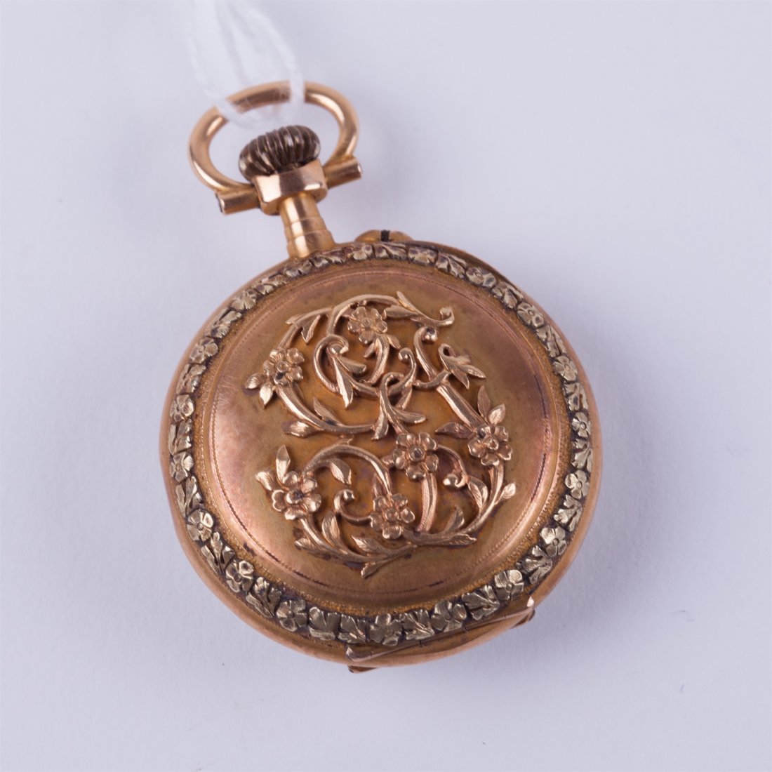 Open face case gold Le Coulre pocket watch. — image 2