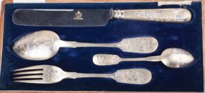Russian silver set â€œEgoistâ€ in a box — image 2
