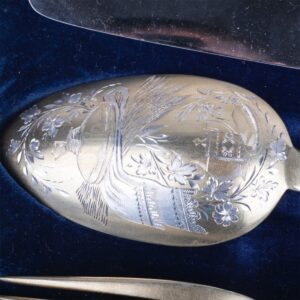 Russian silver set â€œEgoistâ€ in a box — image 4