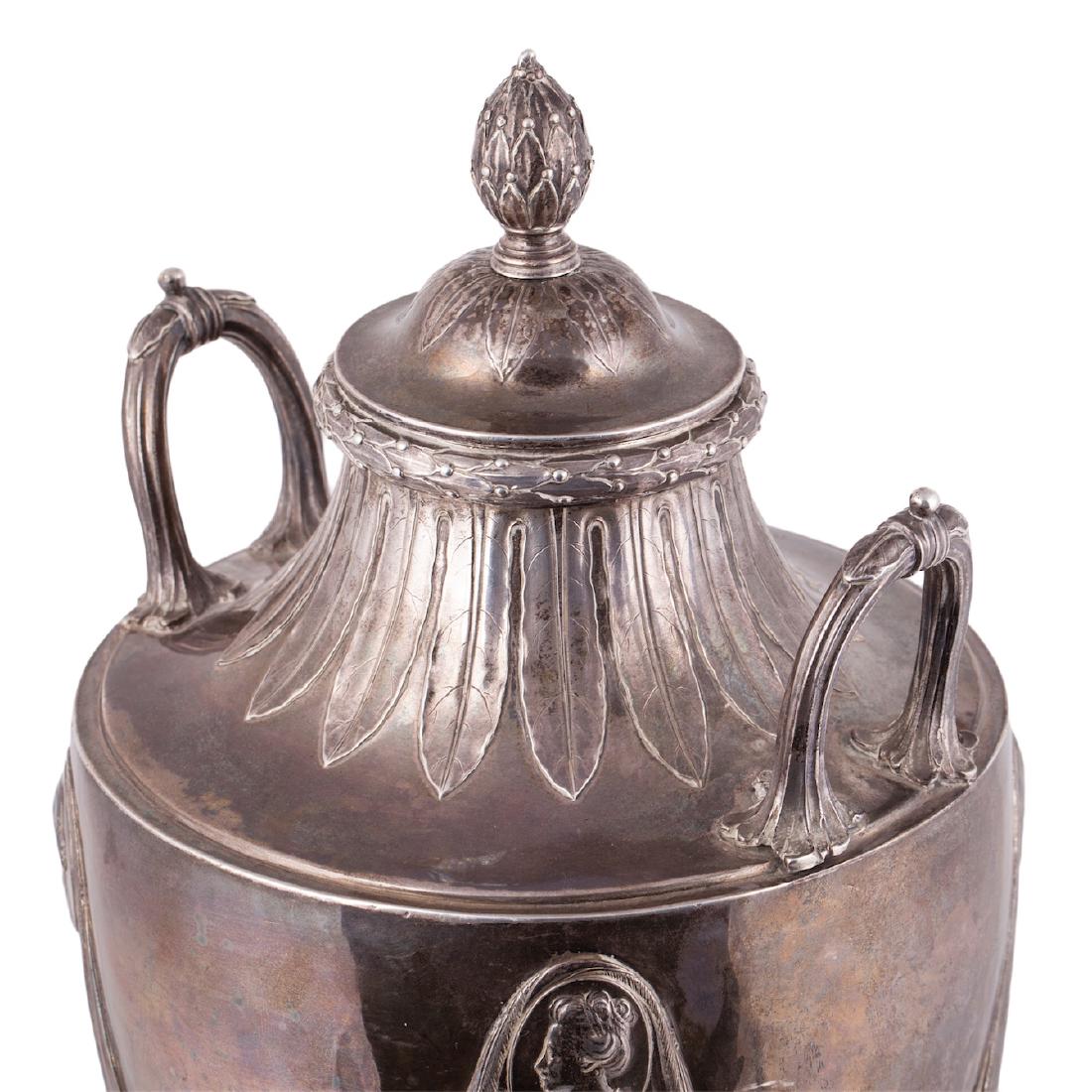 18th century English sterling silver samovar — image 2