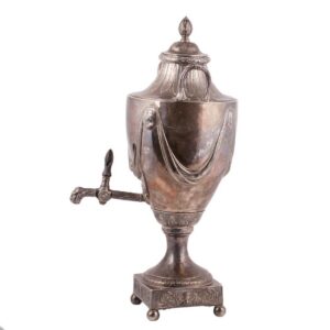 18th century English sterling silver samovar — image 3