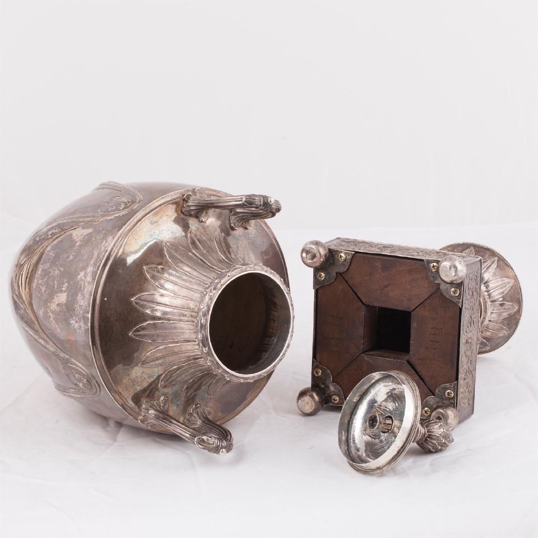 18th century English sterling silver samovar — image 7