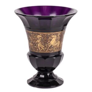 Antique Amethyst vase. Moser Karlsbad — image 1