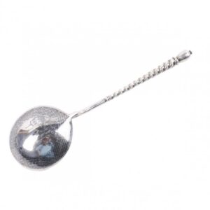 Russian silver jam spoon with depiction of Moscow — image 1
