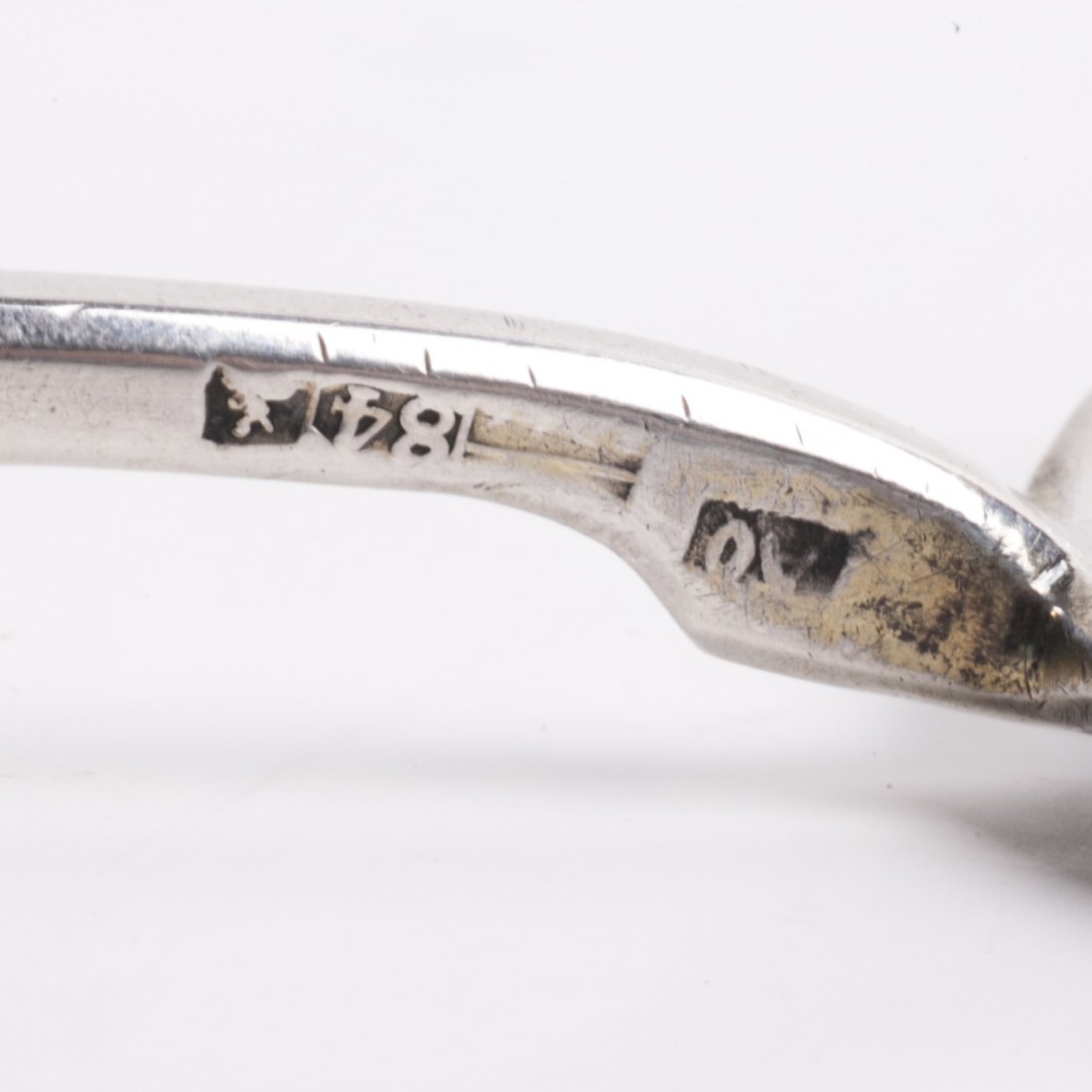 Russian silver jam spoon with depiction of Moscow — image 4