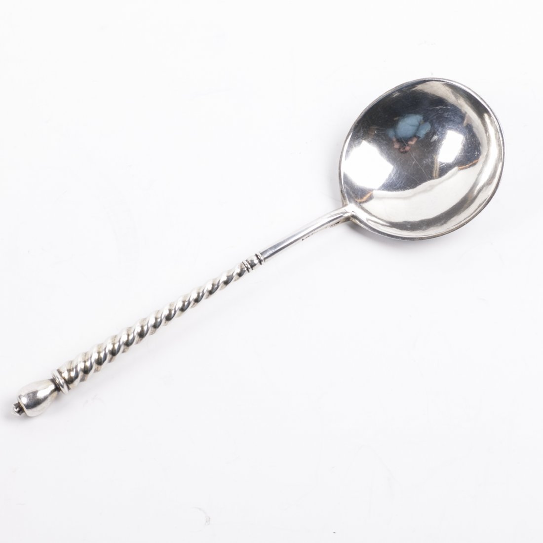 Russian silver jam spoon with depiction of Moscow — image 5