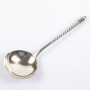 Russian silver jam spoon with depiction of Moscow — image 2