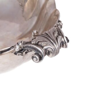 Massive Italian silver serving vase on legs — image 4