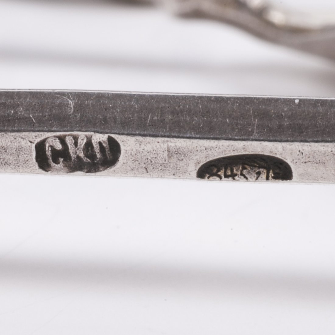Russian silver set of 12 tea spoons — image 4