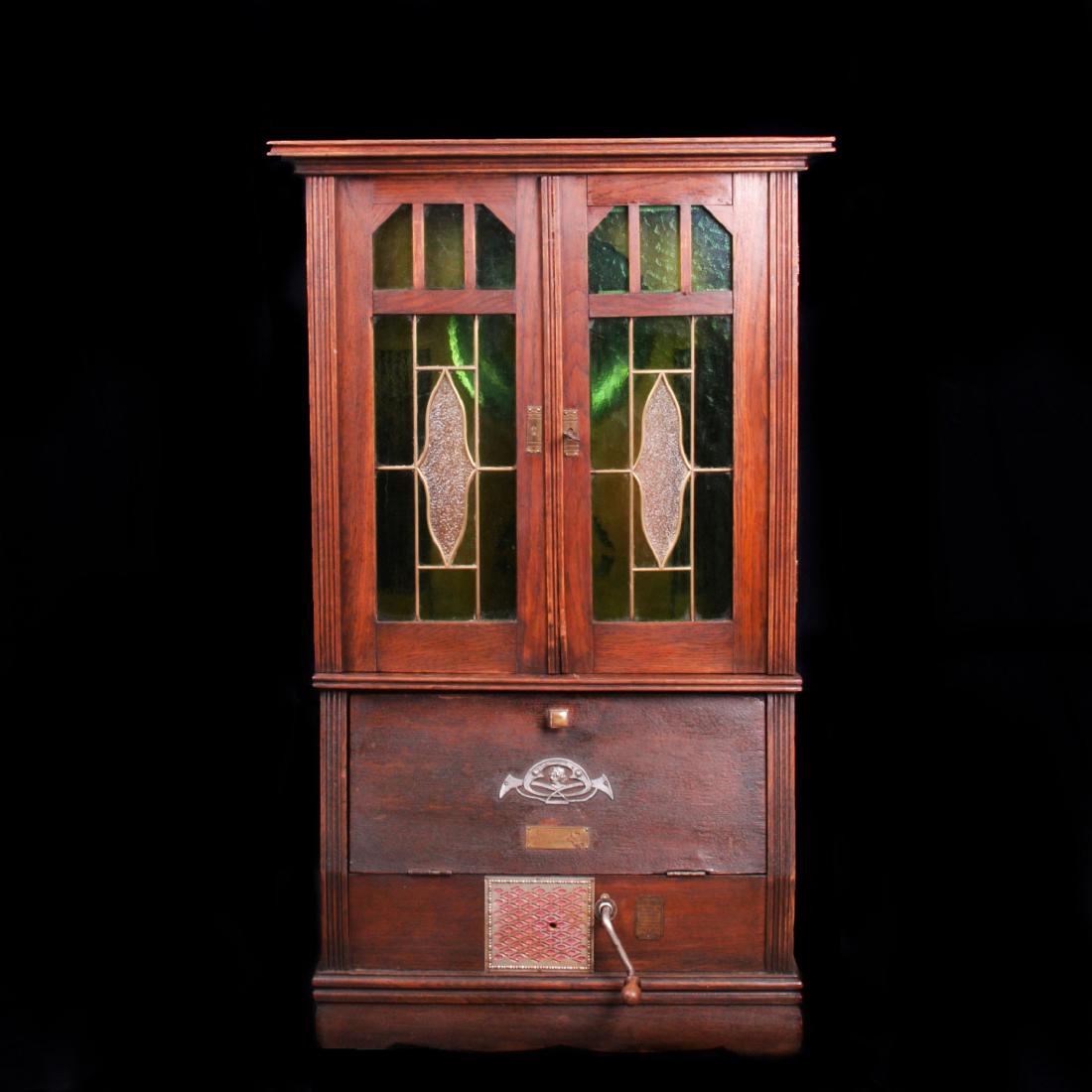 Antique German cabinet gramophone — image 1