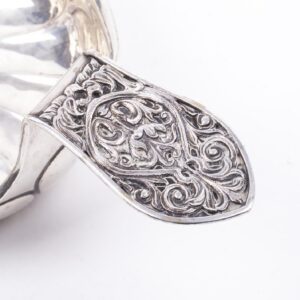 Antique silver kovsh with double-headed eagle — image 4