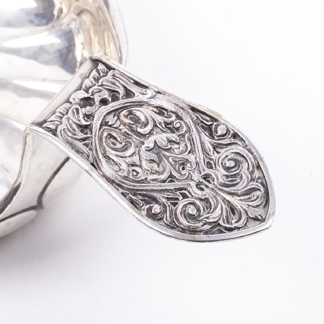Antique silver kovsh with double-headed eagle — image 4