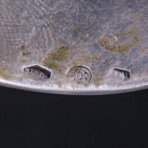 Antique silver kovsh with double-headed eagle — image 5