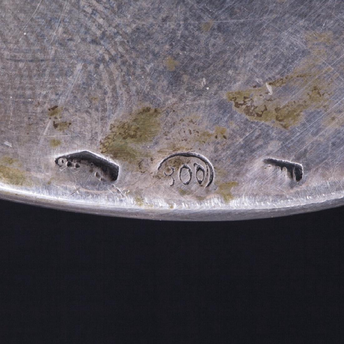 Antique silver kovsh with double-headed eagle — image 5
