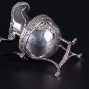 Antique French silver coffee set of 3 parts — image 12