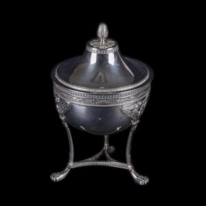 Antique French silver coffee set of 3 parts — image 2
