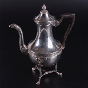 Antique French silver coffee set of 3 parts — image 3