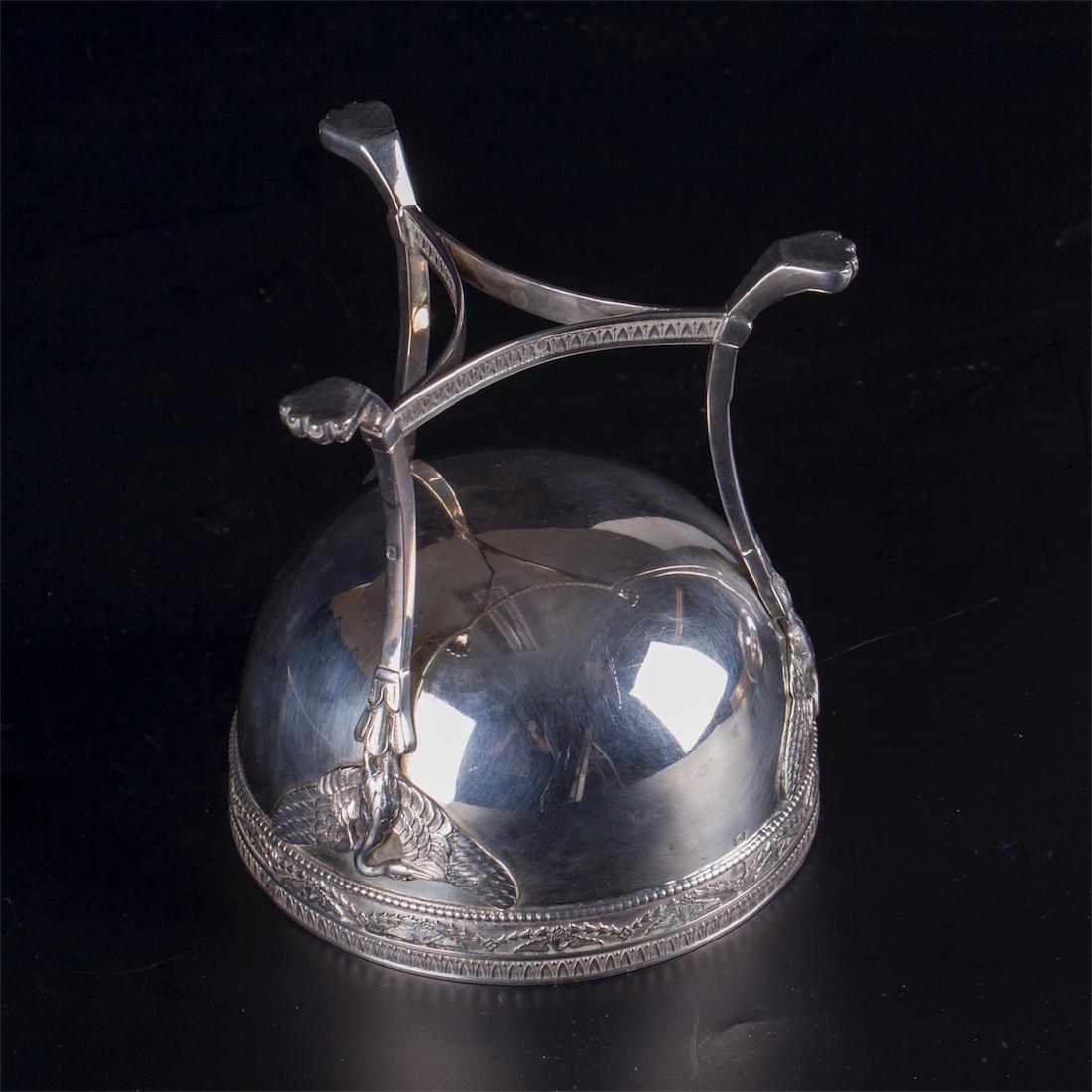 Antique French silver coffee set of 3 parts — image 6