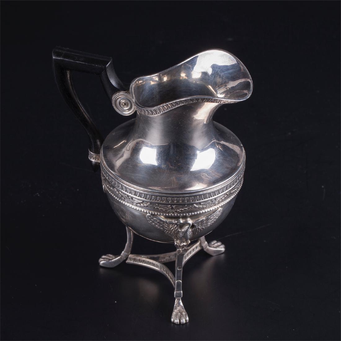 Antique French silver coffee set of 3 parts — image 8