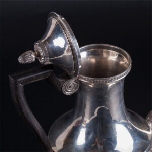Antique French silver coffee set of 3 parts — image 9