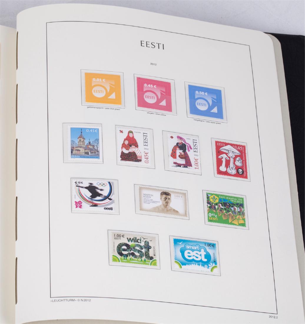 Collection of Estonian 1991-2012 postage stamps — image 4