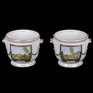 Pair of Russian Imperial 18th century cache pots — image 2