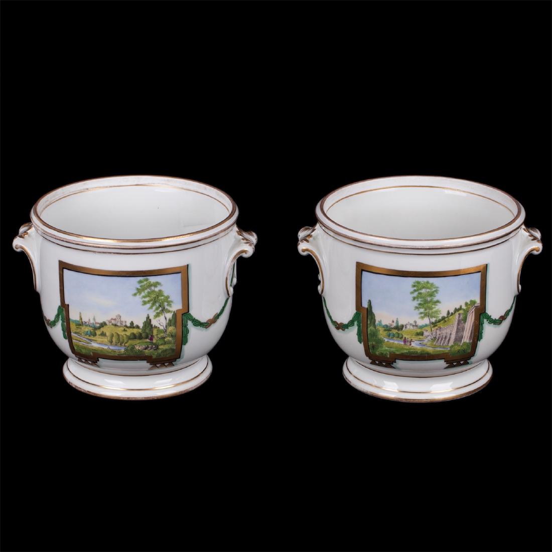 Pair of Russian Imperial 18th century cache pots — image 2