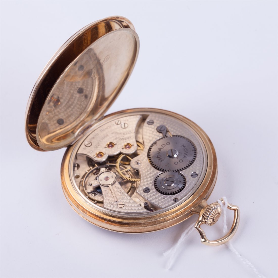 Gold pocket watch "Movado". — image 6