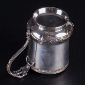 Magnificent antique silver cup applied with a bug — image 5