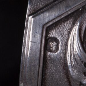 Antique French engraved silver napkin ring — image 5