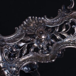 Antique jardiniere with floral motives — image 3