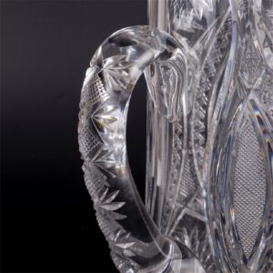 Tiffany huge silver mounted cut glass pitcher — image 7