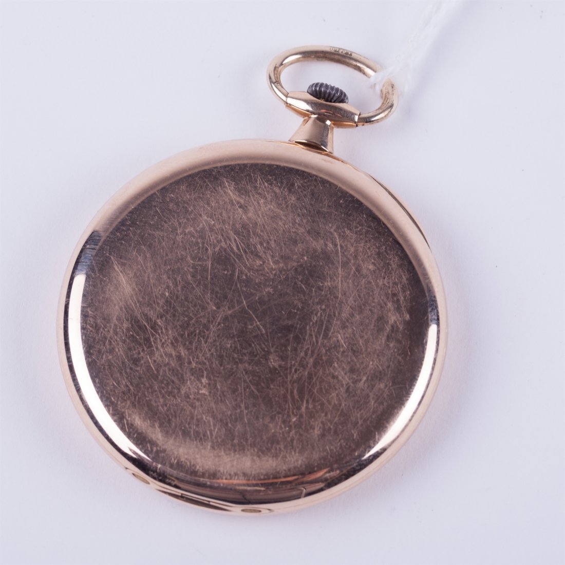 Open face gold pocket watch. — image 2